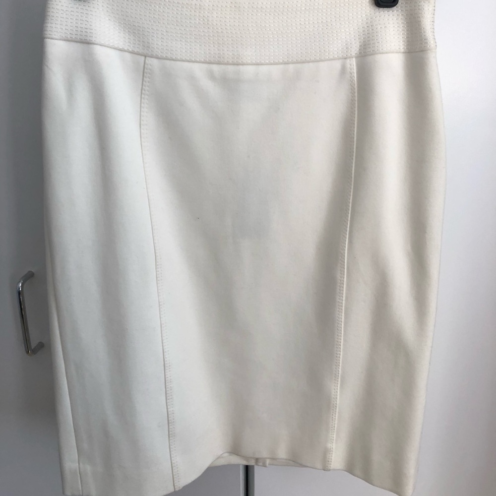 Winter white pencil skirt